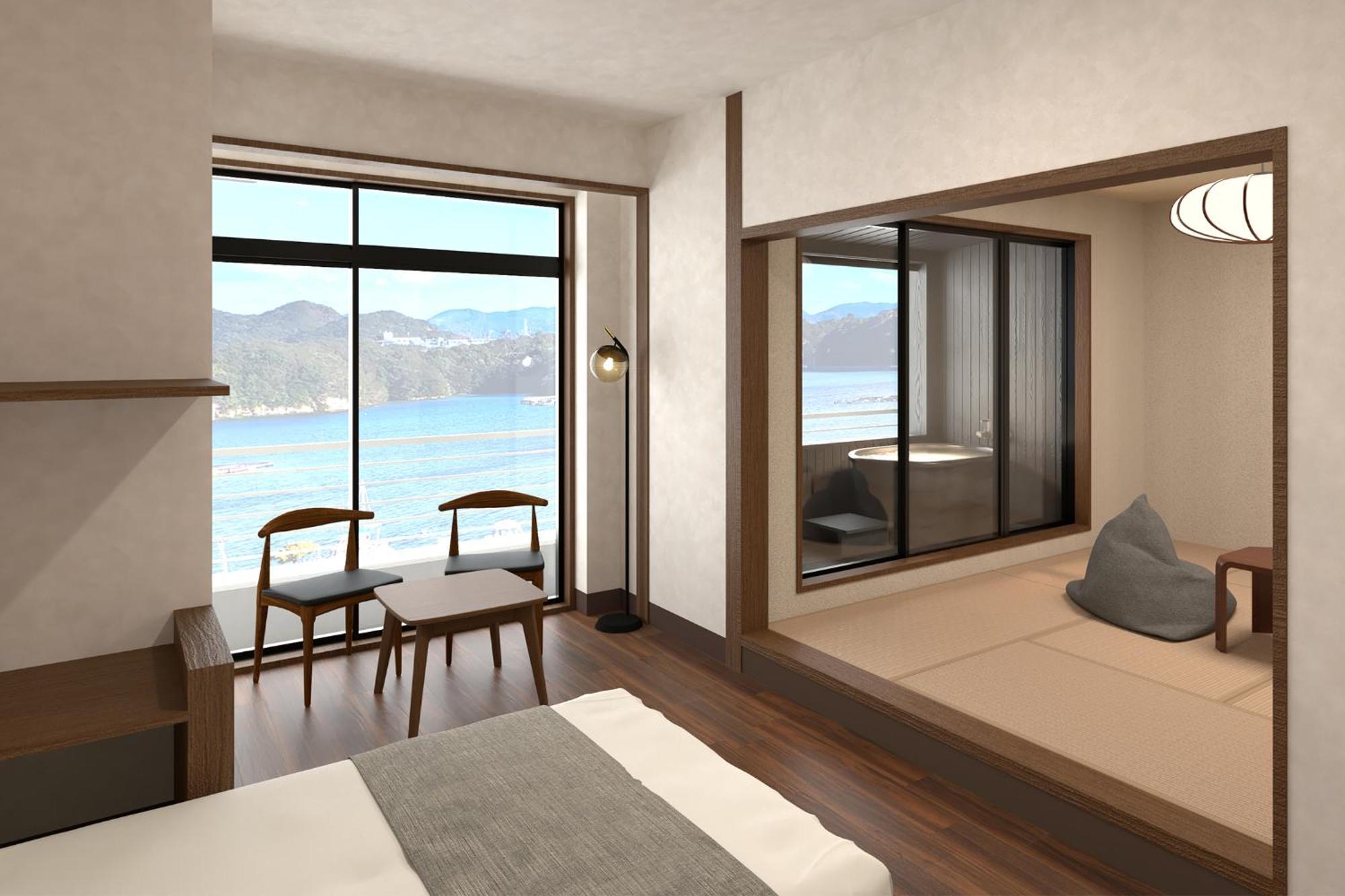 Ooedo Onsen Monogatari Premium Shirahama Saichoraku Hotel Bilik gambar
